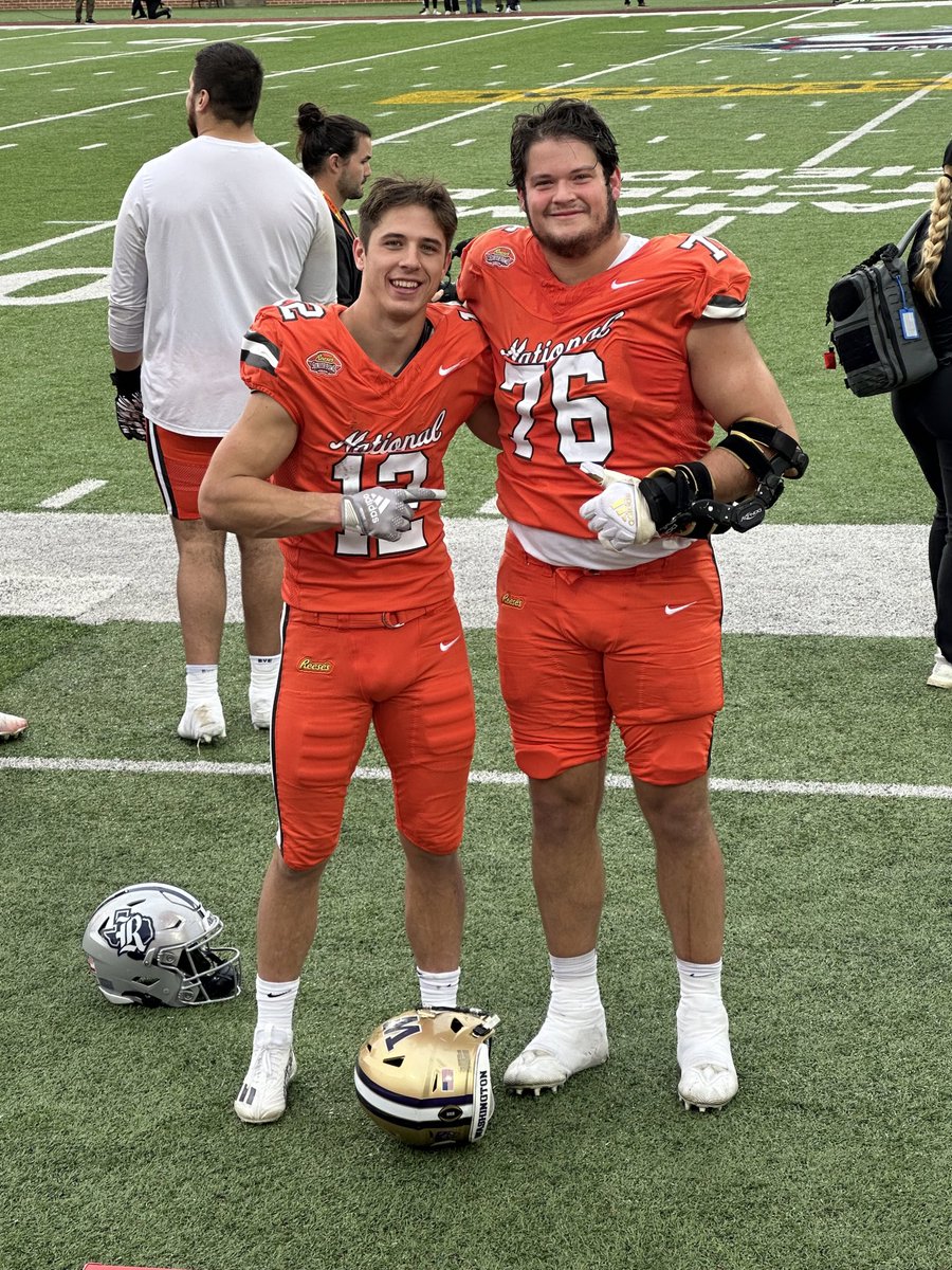 Great job @JimNagy_SB on another great @seniorbowl So proud of @mccaffrey_luke & @roger_73r. Way to represent fellas! #SeniorBowl