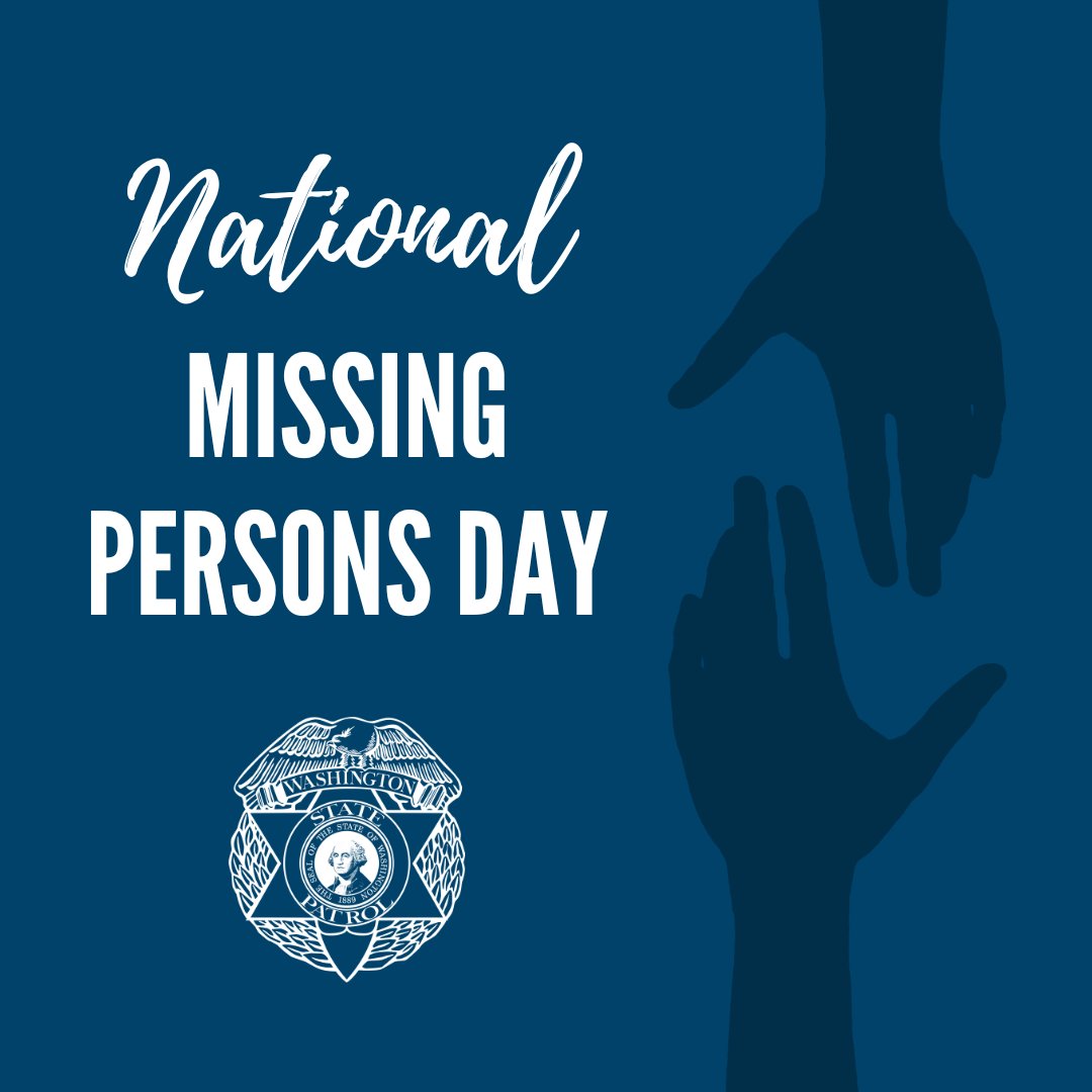 wastatepatrol's tweet photo. February 3rd is #NationalMissingPersonsDay.

We often get asked about the different types of alerts and the criteria for each. Our blog explains the four alert types, the criteria, and how to receive information about active alerts. Read it here: https://t.co/7kVfCe5pKW https://t.co/cWR5Pdlu4X