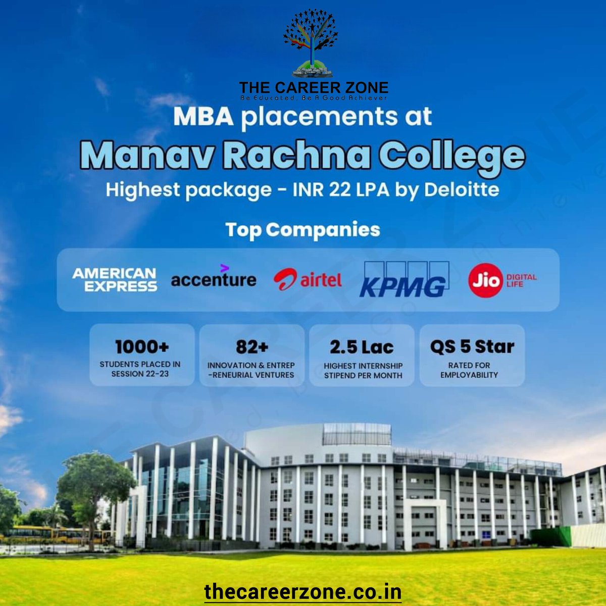 'Secure your future with an MBA from Manav Rachna College. The Career Zone , your guide to success, is ready to navigate your journey to corporate excellence. Unlock opportunities now! 🎓✨'

#thecareerzone #ExpertGuidance #Admissioncounselors #mbaadmission2024 #careercounselor