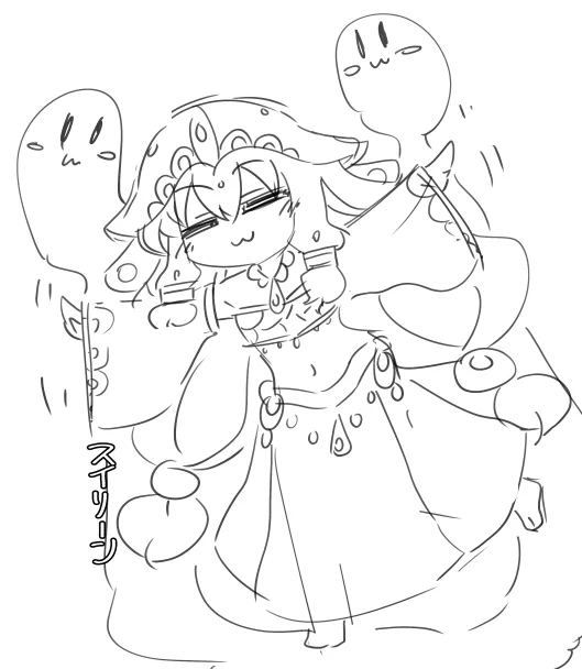ラフ:オリキャラのスイリーン💧 