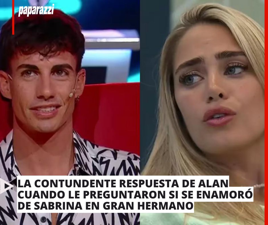 PaparazziRevis's tweet photo. 😱Lo dijo. Mira todo lo que dijo en el video de nuestra nota acá:
https://t.co/L9o6Qq3jwr
#GH #SabrinaGH #AlanGH #Sincero https://t.co/BUCIKPQmJq