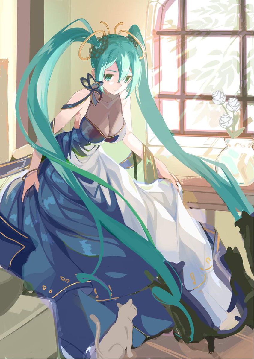 EccoPink's tweet photo. Paint studies (bobba mistakes were made)
#Miku #HatsuneMiku https://t.co/zRYOhWICmc