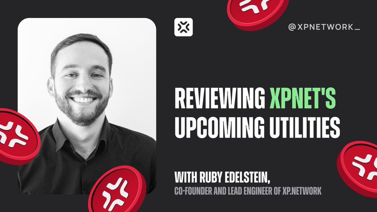 xpnetwork_'s tweet photo. 🧙♂️Stay tuned for more updates and don't miss our weekly video to learn more about $XPNET coming utilities 🤑 and road map with Ruby Edelstein, https://t.co/OKmGxQPSZ6's Co-founder and lead Engineer 👇👇👇
https://t.co/bundrkKfBm
#XPNET #nftbridge https://t.co/TVl7OrD34r