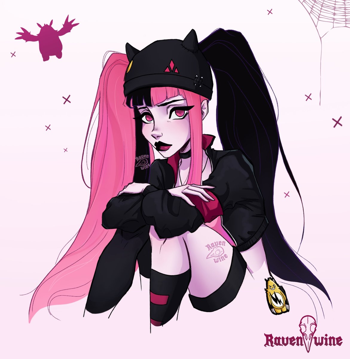 _ravenwine's tweet photo. ⛧ Zoe (&amp;Grizzbolt) ⛧  
!Sub to my patreon (Link in bio)   
~ Insta; https://t.co/APslkmORgX 

#digitalart #Petite #draculaura #characterdesign #animegirl #catgirl #Pink #nsfwtwt #nsfwcontent #selling #monstergirls #MonsterHigh #Palworld #PalworldGame #palworldfanart https://t.co/4BhA7JY3ha