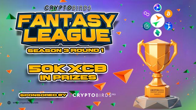 CryptoBirds's tweet photo. ⏰ Cuenta Regresiva para participar

🏆 #CBFantasyLeague S3E1

👉 https://t.co/CbeBYjaTQA

✅ 100.000 $XCB
✅ #NFT Nivel 1 para nuevos participantes
✅ Participas por el premio de la temporada en $XCB y $TUT

⏰ 3 days, 0 hs. and 58 min. https://t.co/W7Unvdcy03
