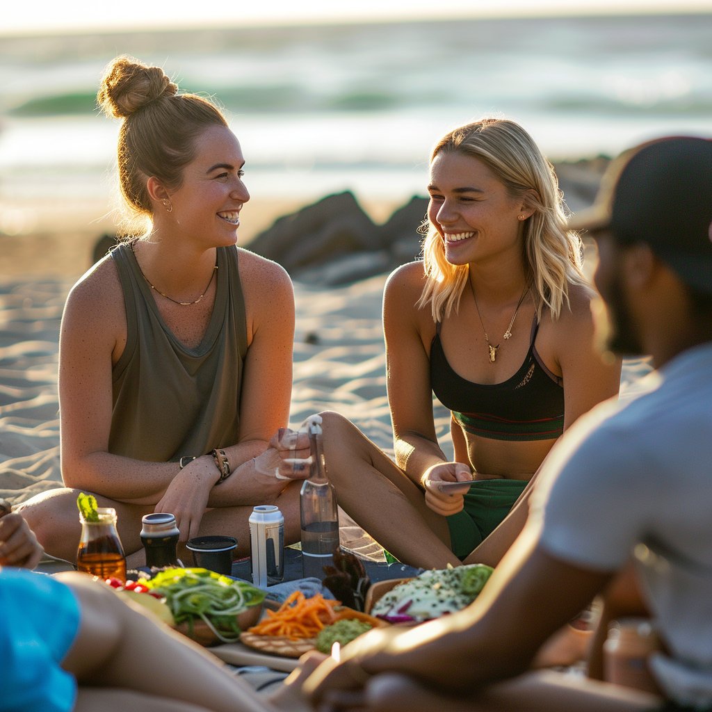 Sunshine, fresh air, and good company – the perfect recovery combo for this Saturday! After a week of intense workouts, it's time to relax outside and appreciate the simple joys with loved ones. #OutdoorRelaxation #FamilyAndFriends #workoutsmart