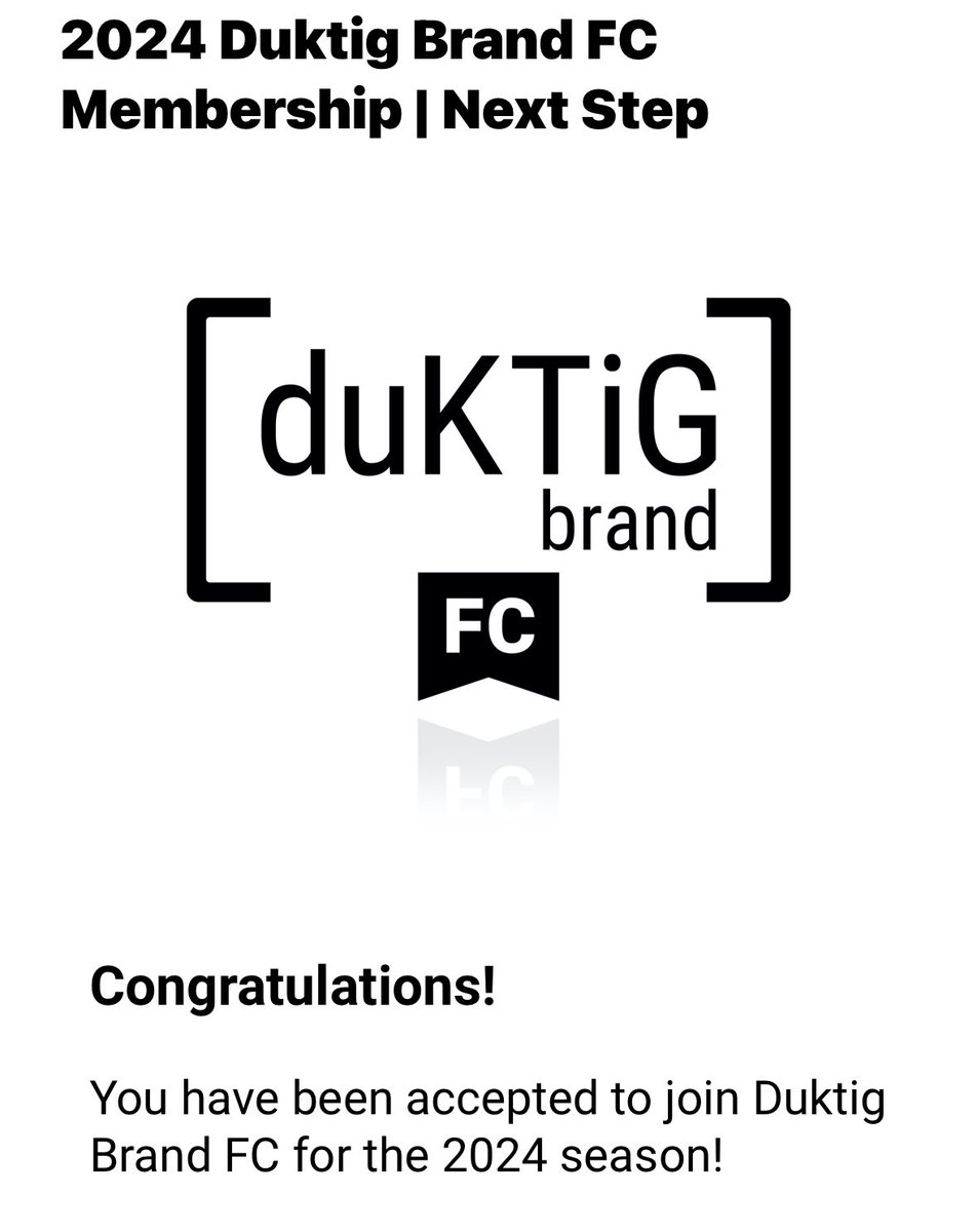 travers34's tweet photo. Excited to be chosen to part of @duktigbrand FC and do my part for the game. https://t.co/WqmpQysgNg