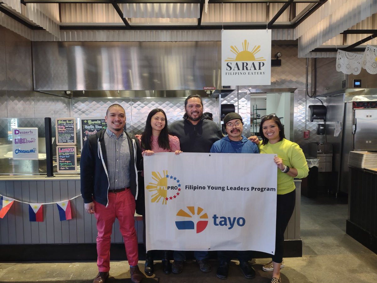 FylproMabuhay's tweet photo. #Meetup: Thank you to FilAm community of Louisville, KY for coming to 1st FYLPRO /@tayohelp meet up. FYLPRO Immediate Past President @leezeltanglao and Executive Vice President Mark Calaguas @ghostshowers shared upcoming events. Shoutout to Sarap Filipino Eatery for yummy food https://t.co/Yb5wYIF1yk