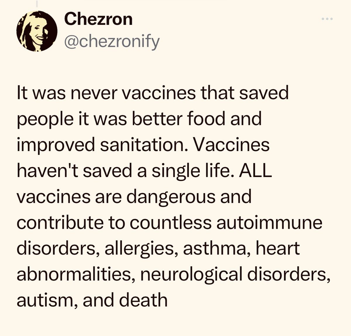 stopvaccinating's tweet photo. The vaccine industry will come to a crashing end once humanity understands and believes this truth. Which is also why censorship is the vaccine industry’s greatest friend. 

How can we reach more parents with this truth? 

Sharing this post, and… https://t.co/Xgex4sfWAz
