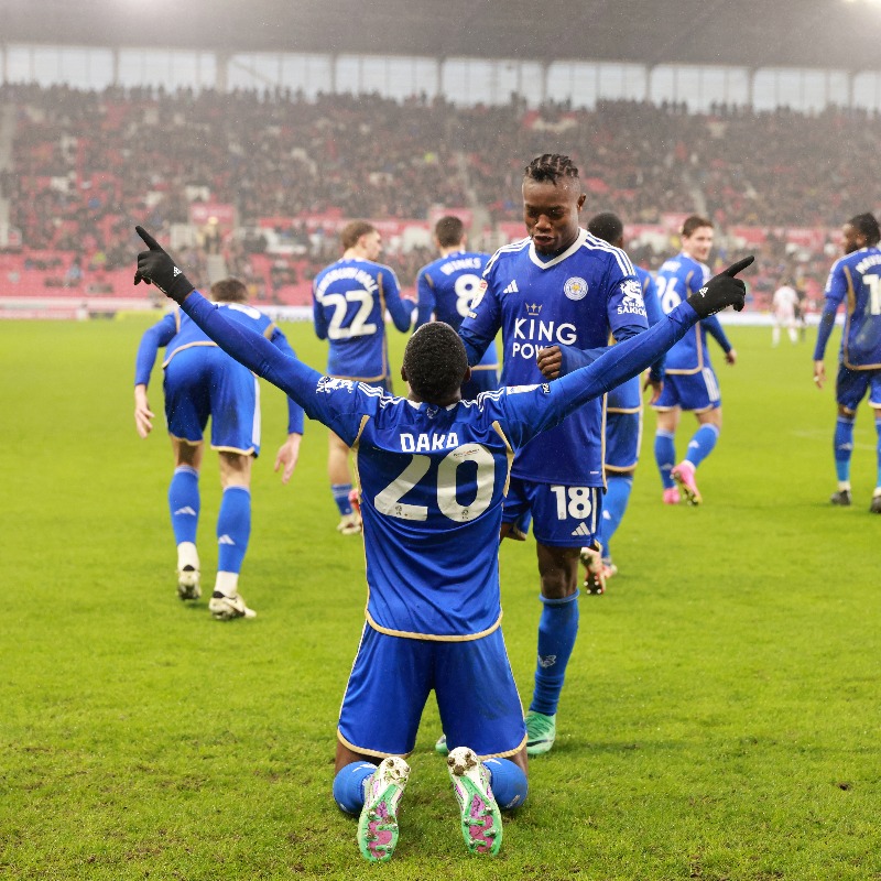 LCFC's tweet photo. Enjoy some of our best #STKLEI images from a brilliant away day 📸