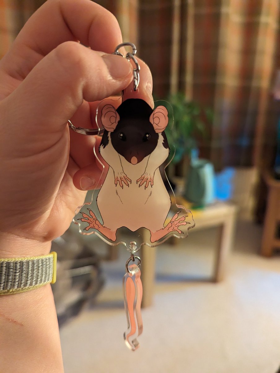 FaunaForge's tweet photo. Roonie and the marching keychain from @Panthera_Arven !!! https://t.co/ohk1Uw4BdZ