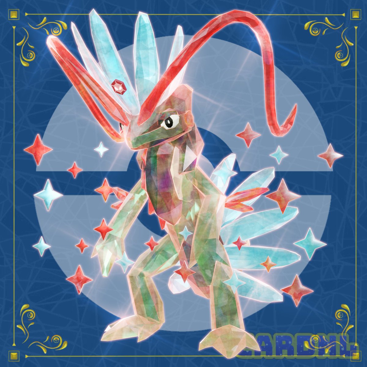 CardnlH's tweet photo. Here's another Terastal form concept, this time for Cyclizar! It's a fighting type, resembling the features of Koraidon! #Pokemon #PokemonTCG #PokemonGO #PokemonGOCommunityDay #Fakemon #b3d #PokemonScarletViolet #pokemonfanart #PokemonConcierge #PokemonLEGENDS https://t.co/u5qxQwjuNQ