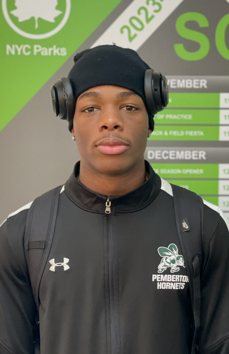 Congratulations to our new indoor long jump school record holder, Zion Grissom!