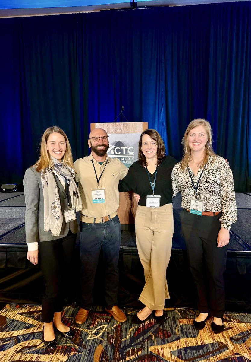 Grateful for the opportunity to participate in the #ACTC Emerging Leaders forum! It was great to discuss novel initiatives for #AD clinical trials, connect with fellow ECRs and learn from so many wonderful and supportive leaders in the field. <a href="/ATRI_USC/">Alzheimer's Therapeutic Research Institute</a> <a href="/impact_ad/">IMPACT-AD</a> <a href="/KatherineHack15/">Katherine Hackett, PhD</a>