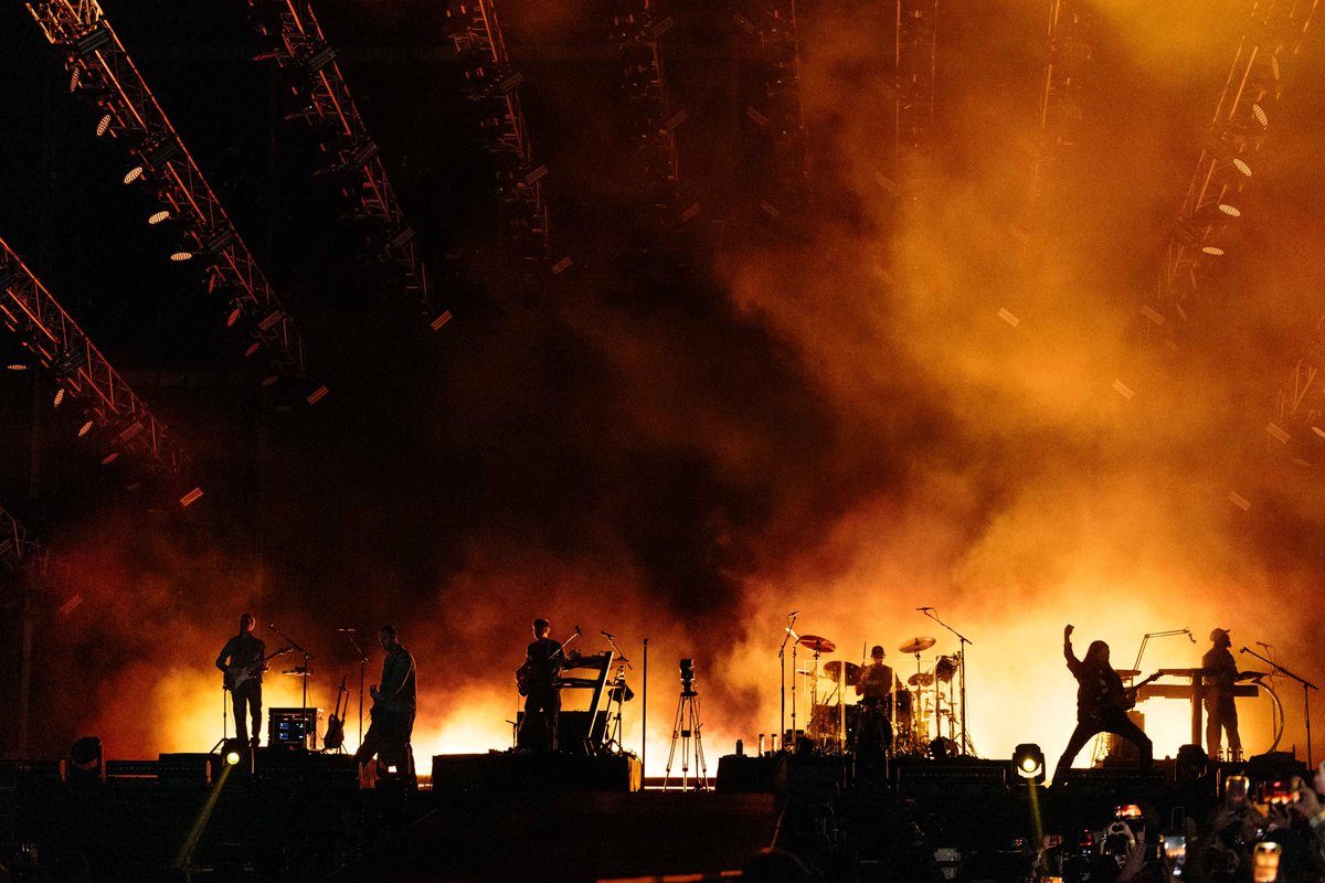 BigConcerts's tweet photo. @maroon5 left a trail of musical magic at @calabashsa_fest! 

The crowd was unmatched, and the FNB Stadium rocked with the sounds of their iconic hits.

This has been an unforgettable night filled with electrifying performances all round, from the SENSATIONAL line up! 

The stage may be empty now, but the core memories created will echo on. 

📷 @roywrench

#CalabashSA #CalabashSouthAfrica #CalabashJHB