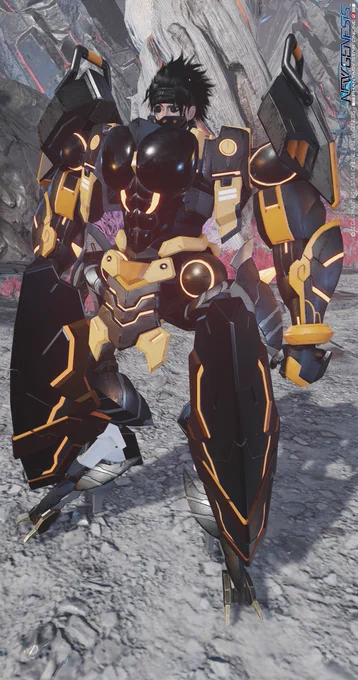 宇宙用と陸戦用マッスルスーツ #PSO2NGS 