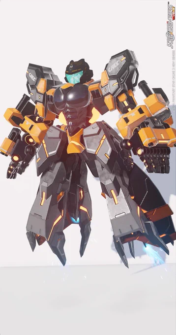 宇宙用と陸戦用マッスルスーツ #PSO2NGS 