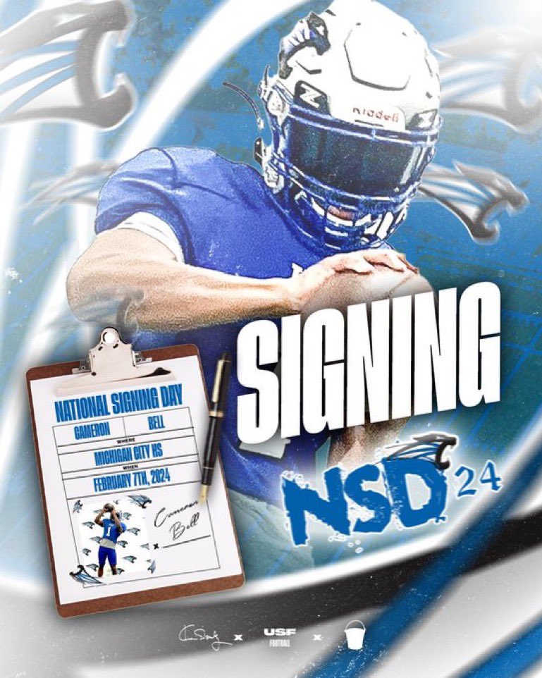 I will be signing my letter of intent to University of St.Francis (FW) February 7 at 4:00 pm at Michigan City High School . Everyone is welcomed to come and share this moment with me
