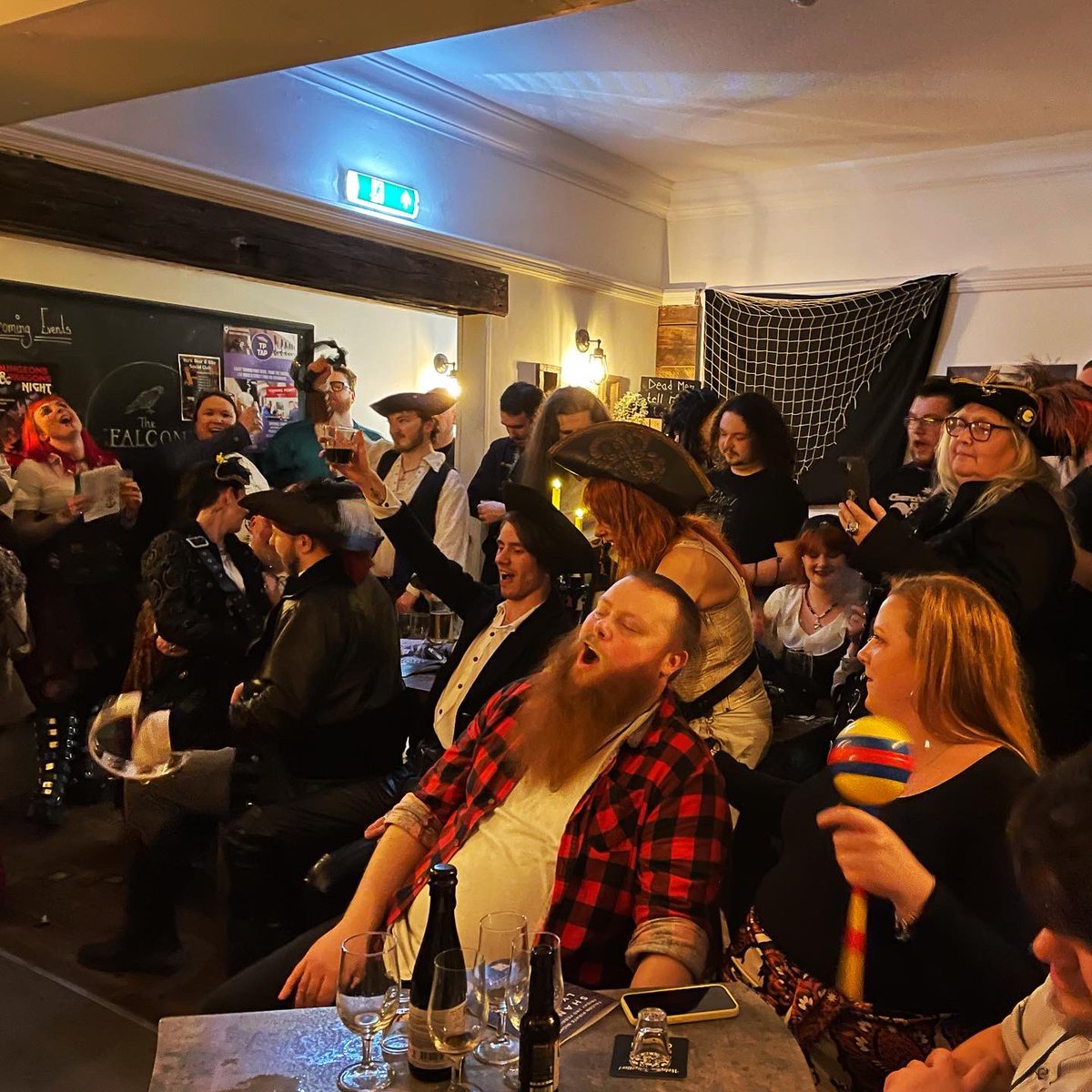 We had an amazing night last night with the pirate crew at @thefalconyork 🏴‍☠️

There was plenty of rum drunk and many good songs shared!! Thank you to everyone who came out and made this event a success! 

Be sure to follow us to keep up to date on the next one…. 😉