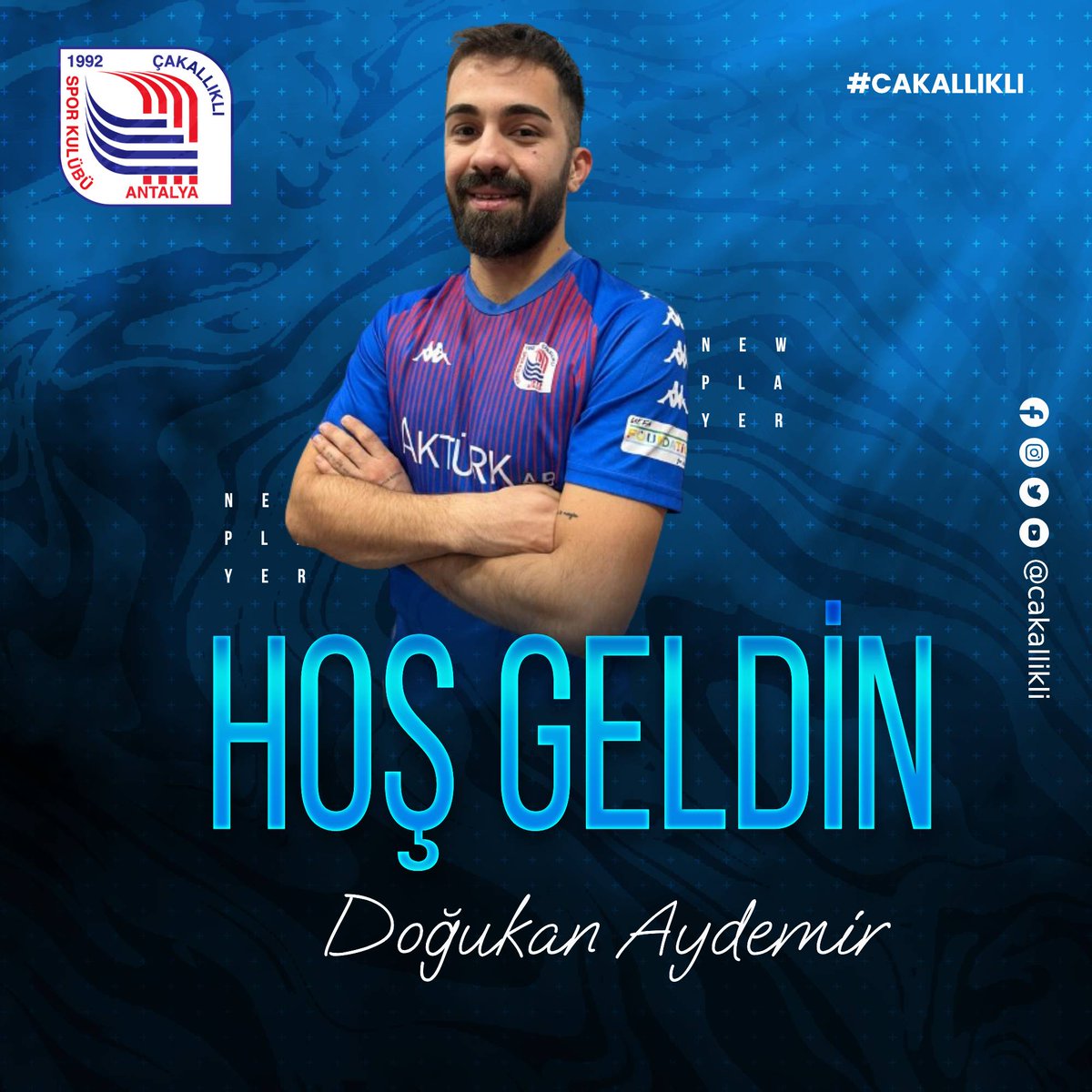 cakallikli's tweet photo. HOŞ GELDİN DOĞUKAN AYDEMİR
Kulübümüz kanat oyuncusu Doğukan Aydemir ile anlaşmaya varmıştır.
Oyuncumuza Çakallıklı ailesine hoş geldin diyor; başarılar diliyoruz https://t.co/EkhxElh5xg