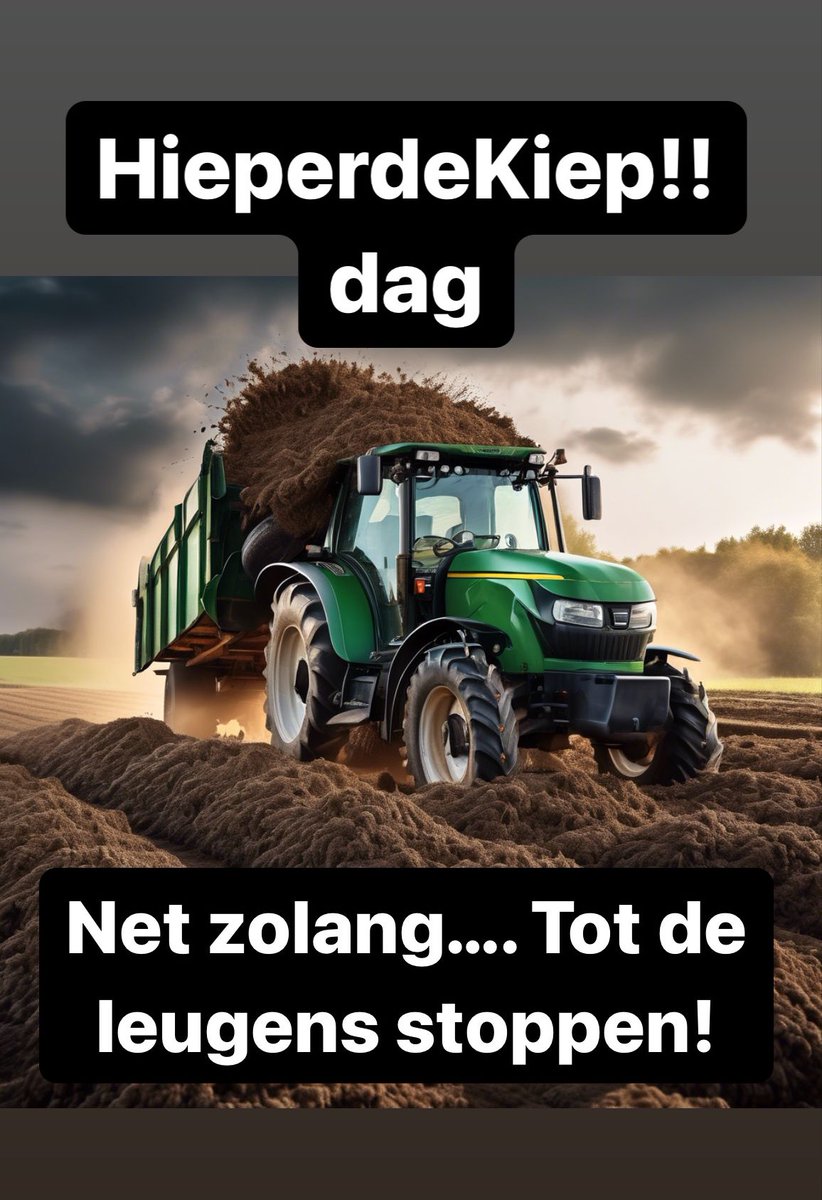 Wederom een belofte..

#VollGass #boerenprotesten #trotsoponzeboeren #boeren