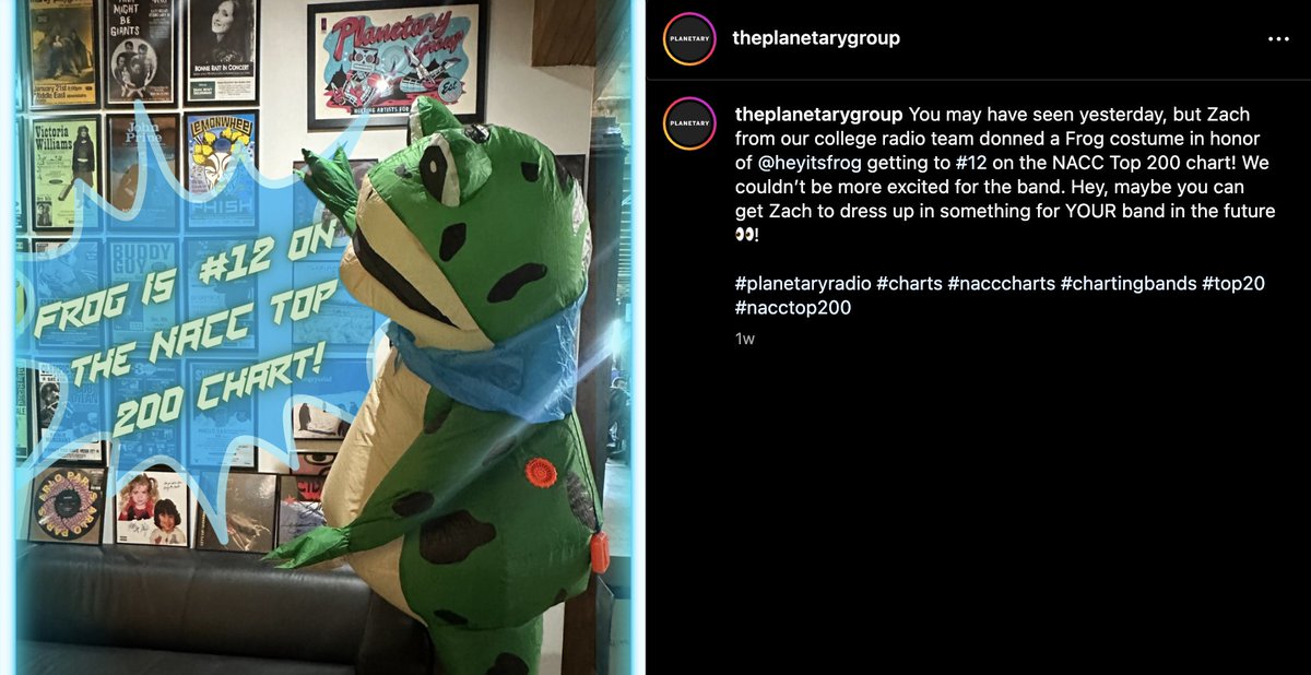 Audio Antihero (Avery Friedman LP Out Now) (@audioantihero) on Twitter photo In regards to <a href="/heyitsfrog/">frog, a band</a>'s "GROG" being one of <a href="/kexp/">kexp</a>'s album adds this week + more @KCRW support from <a href="/dj_josegalvan/">José Galván</a>:
<a href="/planetarygroup/">Planetary Group</a> is that bitch.
Folk like <a href="/skinbonebignose/">Zach</a> <a href="/lukeottenhof/">Luke Ottenhof</a> <a href="/MonrovianPrince/">matty monroe🥤</a> brought a huge amount of love and energy to Frog's radio campaign <3🐸 In regards to <a href="/heyitsfrog/">frog, a band</a>'s "GROG" being one of <a href="/kexp/">kexp</a>'s album adds this week + more @KCRW support from <a href="/dj_josegalvan/">José Galván</a>:
<a href="/planetarygroup/">Planetary Group</a> is that bitch.
Folk like <a href="/skinbonebignose/">Zach</a> <a href="/lukeottenhof/">Luke Ottenhof</a> <a href="/MonrovianPrince/">matty monroe🥤</a> brought a huge amount of love and energy to Frog's radio campaign <3🐸