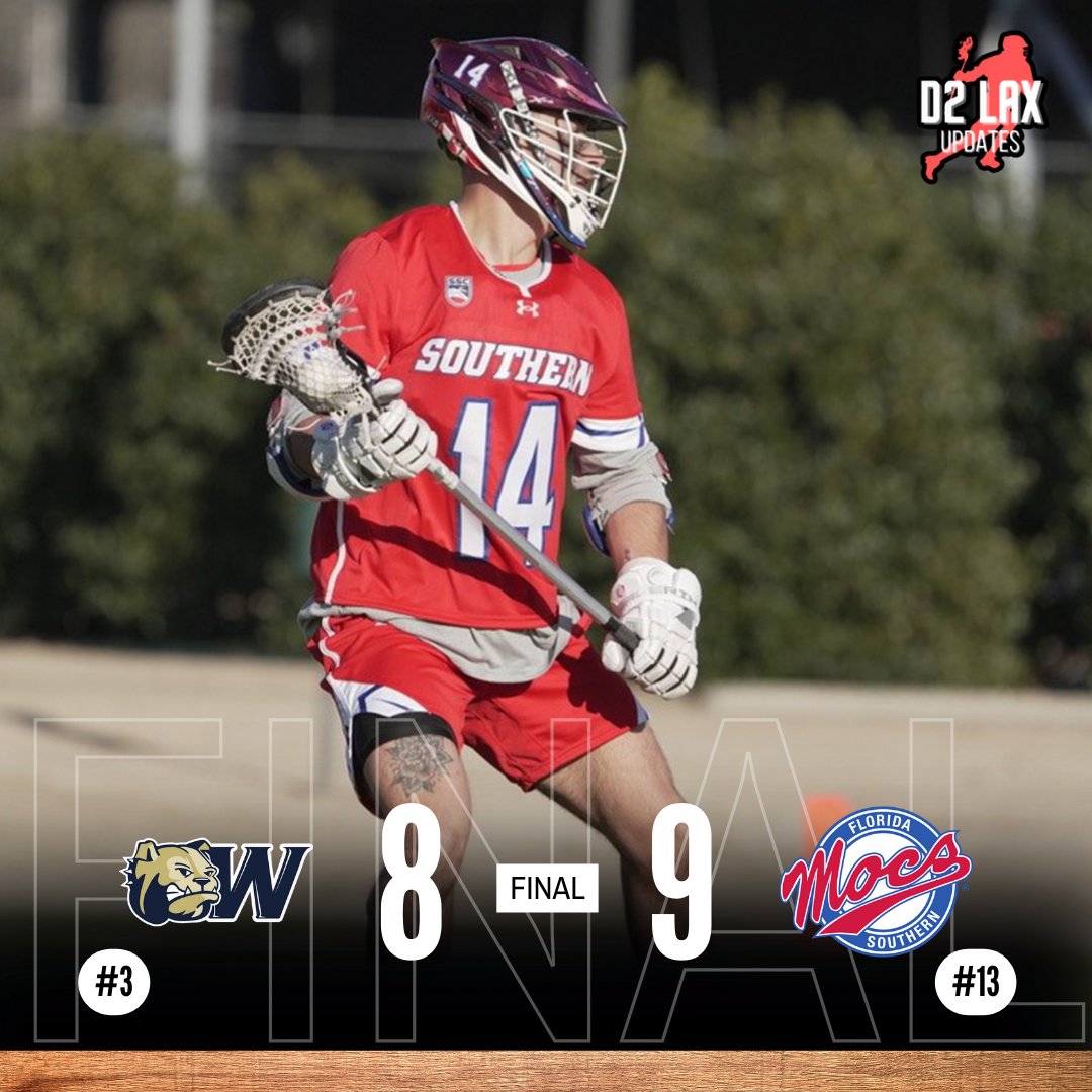 FINAL: #3 @WingateLacrosse 7, #13 @FSC_MLAX 8 The Moccasins went on the road and defeated third-ranked Wingate University, 8-7. The Mocs found themselves trailing 5-0 after the first 15 minutes. But would find a way to come back and win.