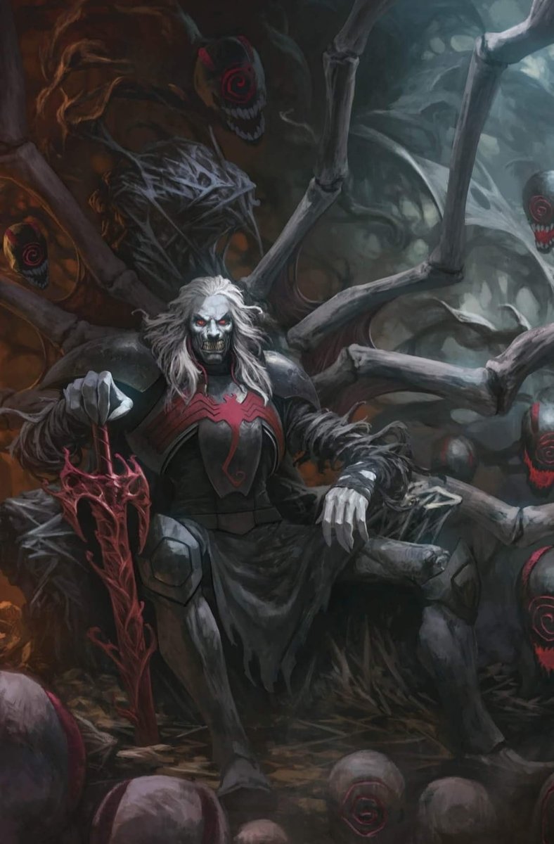 waldematrix's tweet image. I still think #Knull is fan fiction #retcon for #Venom's back story. But this turned out nice. Minor #photoshop touch ups. #marvel @Magnific_AI