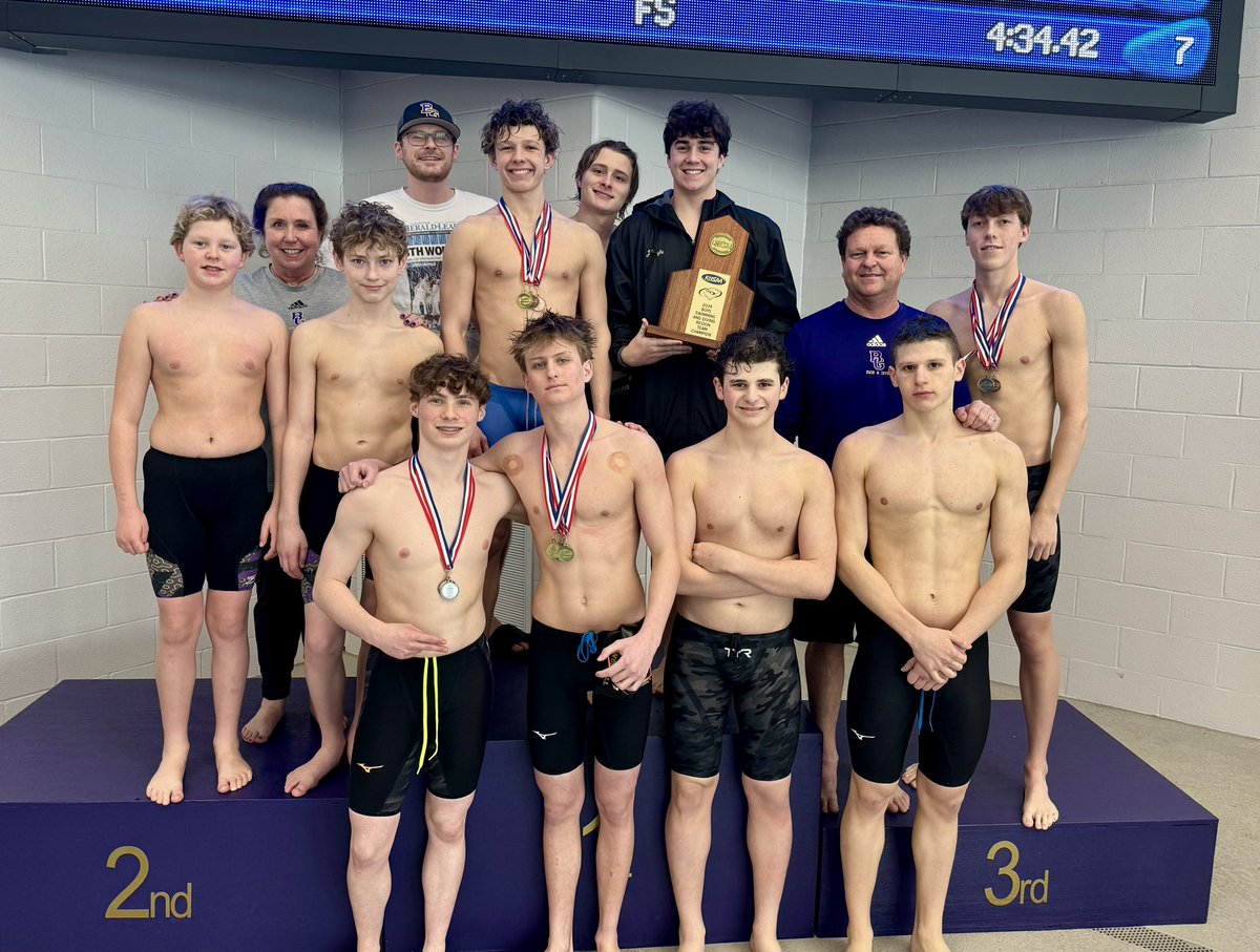 Congratulations to <a href="/PurplesSwimming/">BGHS Swim & Dive Team</a> on winning both the boys and girls regional championships! This is the 19th consecutive year that Purples Swimming has won the combined regional title. Go Purples! #19peat
