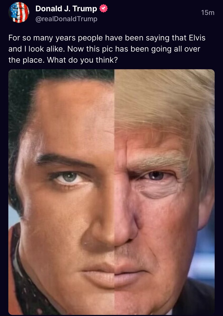 mollie_don's tweet photo. What are your thoughts?
He may not be the king of rock and roll but he is the king of Making America Great Again. 🇺🇸
#SAV4T #Trump2024 #MAGA https://t.co/8vGfwlNroX