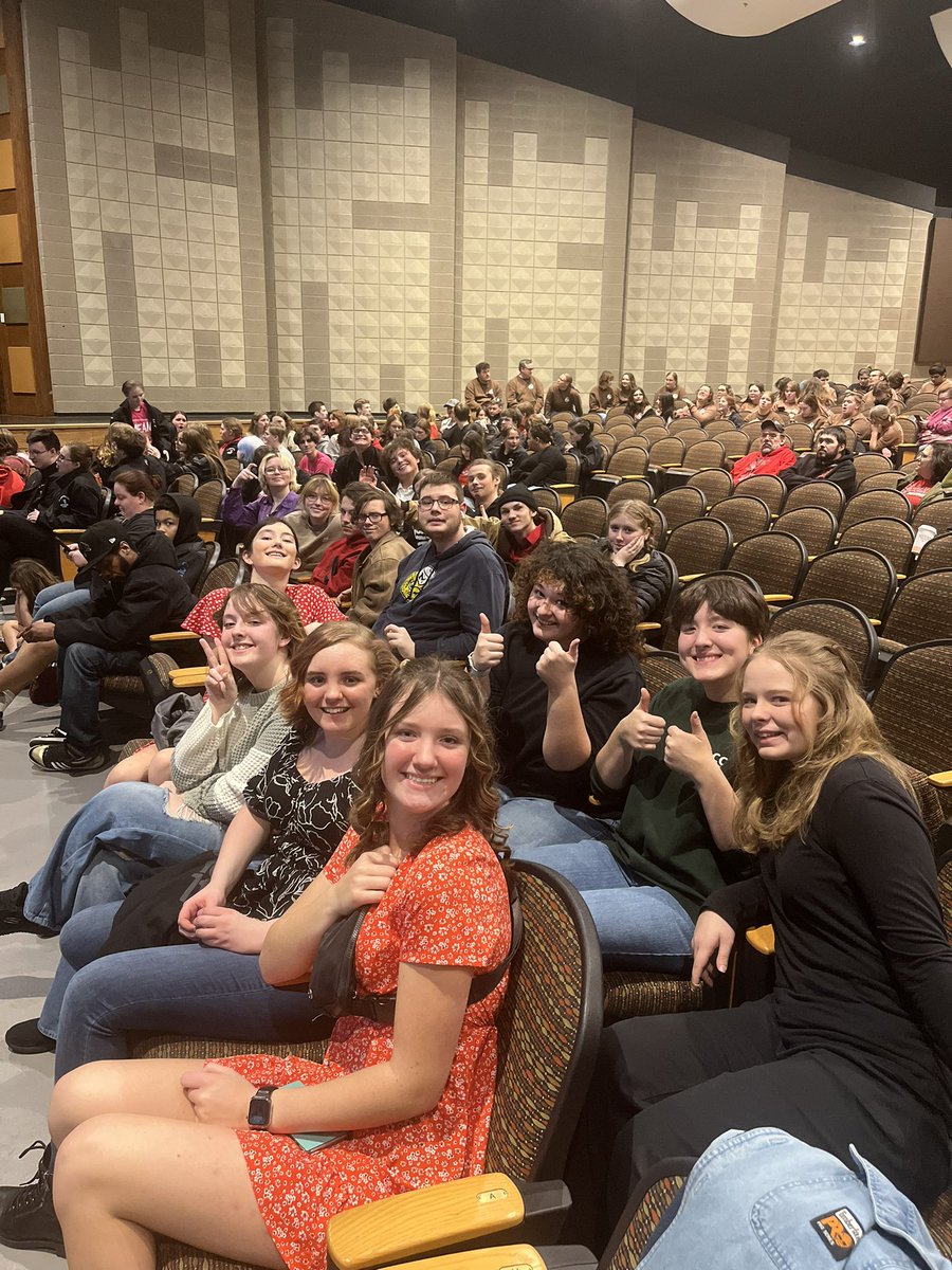 MissMillerOHS's tweet photo. @theohstheatre at MIFA regionals today! https://t.co/Kv8WBEAwDr