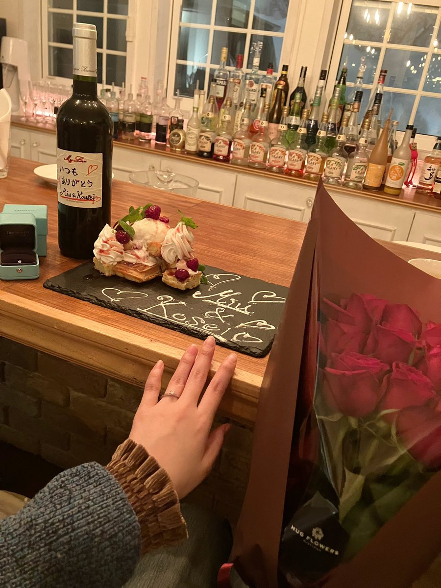 Og_uRA's tweet photo. 婚約しました！！��️ https://t.co/LkeCvNNxkp