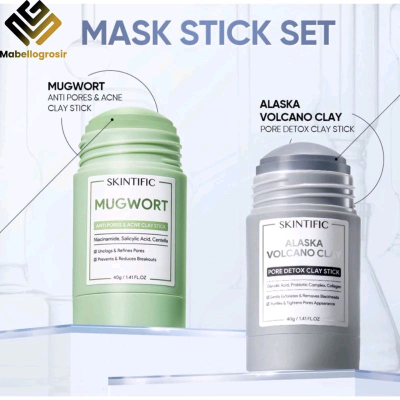 nur140385's tweet photo. Cek 【Skintific Outlet Official SKINTIFIC Clay Mask Stick kit - Acne Pore Komedo Removal with Mugwort Anti Pores &amp;Acne Clay Stick 40g &amp; Alaska Volcano Clay Pore Detox Clay Stick 40g Mud Masker Clay Masker Skintific dengan harga Rp95.000. Dapatkan di Shopee https://t.co/Skb9ZL6EJh https://t.co/eaHt9nxqkI