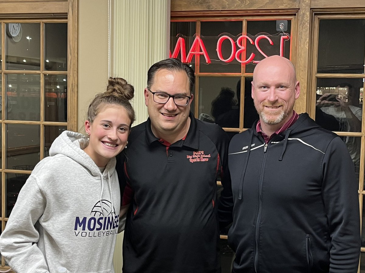 Thanks to B.J. Brandt for joining me on the broadcast of CW Storm at Superior.  There aren’t many that can step in &amp; make it sound so easy and also make it so easy for me.  (Pic from Big HS Sports Show with Tristan Wicklund, who also made the trip worthwhile today!) #wiaahockey