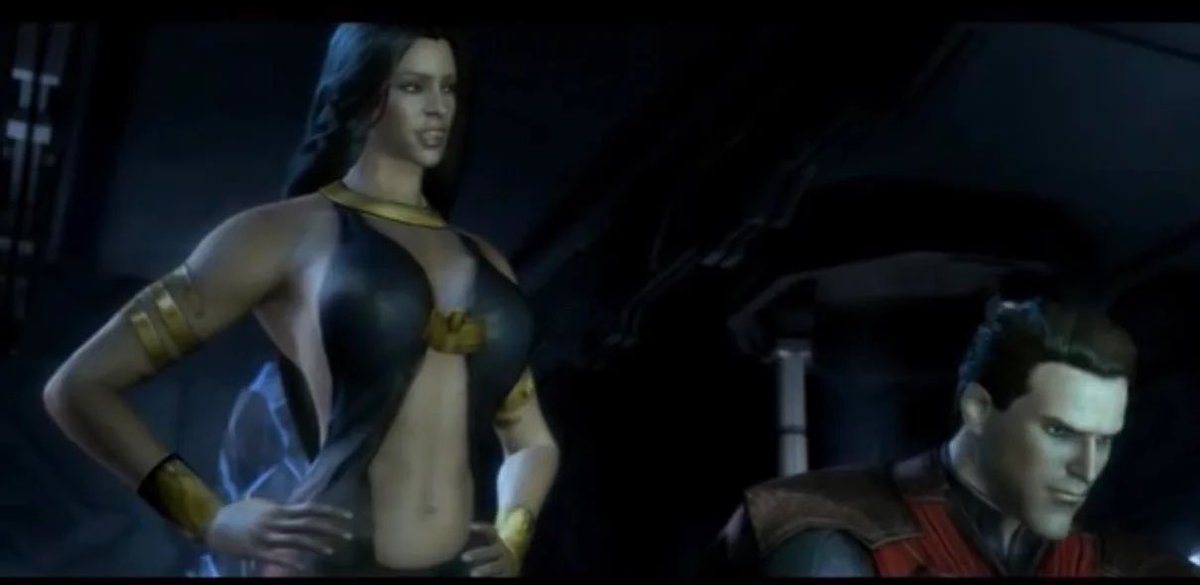 THEMYSCIRALORE's tweet photo. I don’t want to hear about how Wonder Woman’s positive treatment in SSKTJL was unfair when we had to endure *this* for years. An entire of generation was almost convinced that this was how Diana acts normally😭 https://t.co/4gK3HLAQ9w