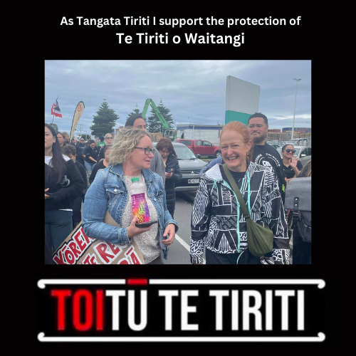At 12pm, 4th Feb 2024, as Tangata Tiriti I stand in solidarity and support for the protection of Te Tiriti o Waitangi. #toitutetiriti #honourtetiriti #honourthetreaty #kotahitangakitetiriti #waitangiday2024  toitutetiriti.co.nz