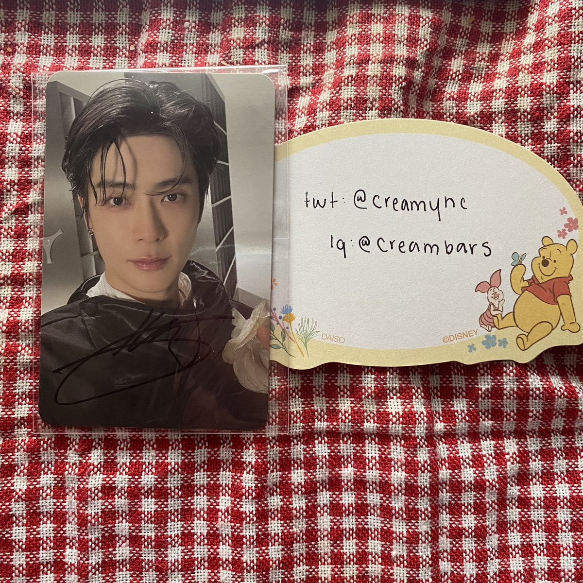 creamyhc's tweet photo. wtt/want to trade 

have: Jaehyun signed unopened/ sealed fact check 
(Small cd print ) 

want: HAECHAN unopened/sealed

•tracked only 🇺🇸 (MUST do the same) 
•have at least 15 proofs
•must show proof of purchase off the 127shop
•comment/dm 
#wttnct127 #wttjaehyun #wtthaechan https://t.co/bsA7sVppLS