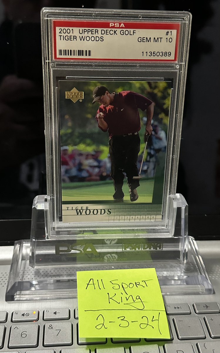 Tiger woods UD PSA 10 rookies 

$250 shipped

Tiger woods Nation Convention Promo $129 shipped

I accept all payment types : Paypal (3.5% fee) , Afterpay (6% fee) , Cash App, Zelle, Venmo (no fee)

 It one of each or more ships free lower 48

#Tiger #tigerwoods #golf