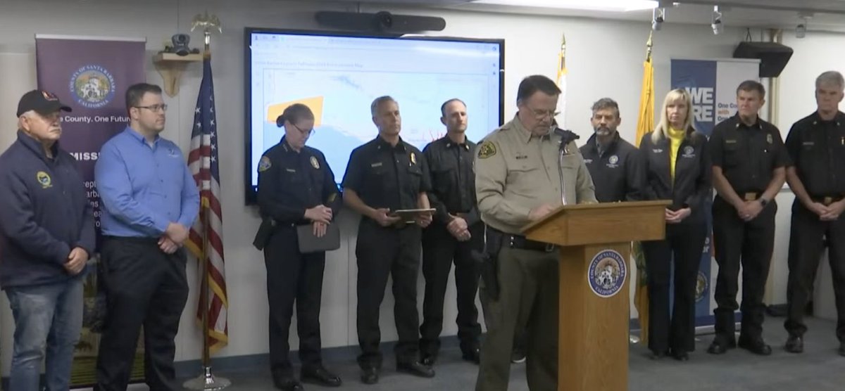 Hundreds of parcels are in the Santa Barbara County evacuation area.   EVACUATION ORDERS are in effect due to the incoming storm. 
Register for alerts at ReadySBC.org. 
keyt.com/news/weather-n…