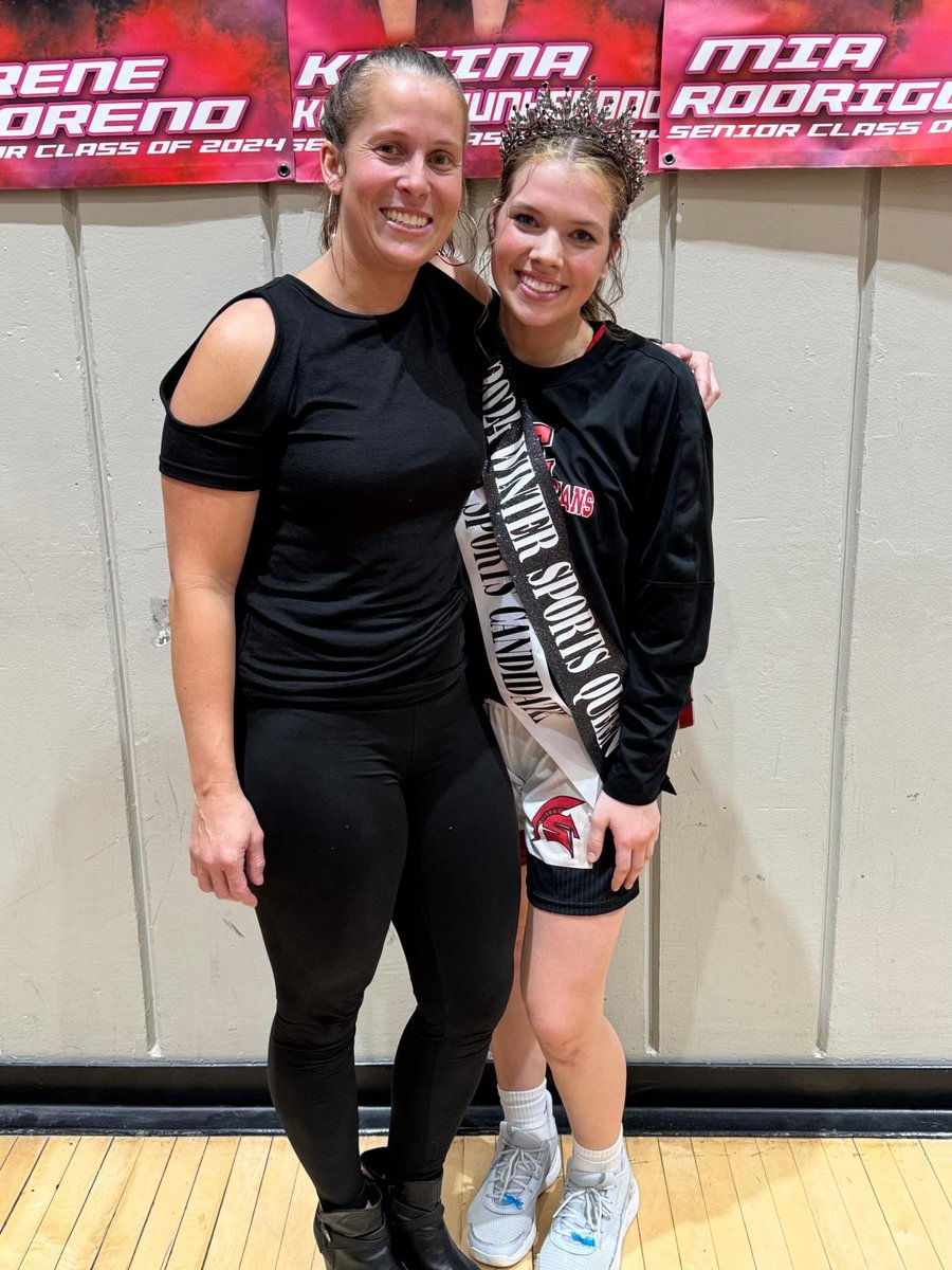 We have a queen in the house! So proud of this young woman. She is the epitome of what our school should stand for.