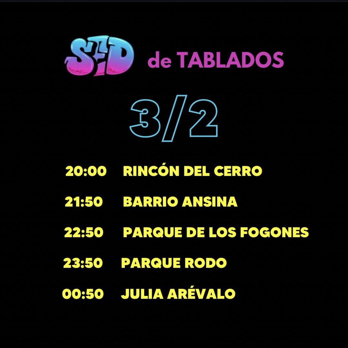 Hoy nos vemos por acá!