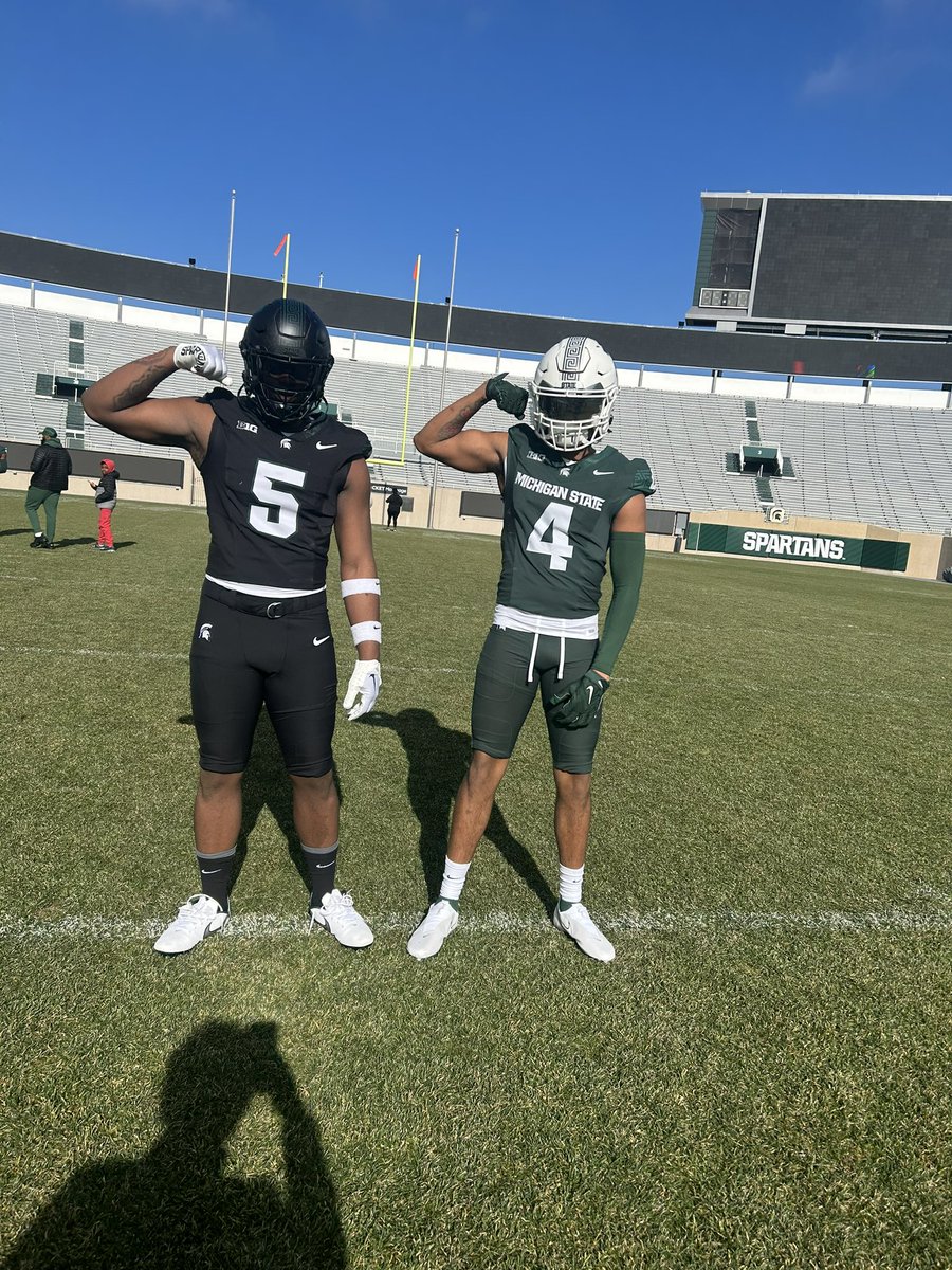 had a great time at MSU Junior Day appreciate the invite learned a lot today #GoGreen💚 #GoWhite🤍