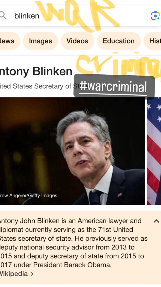 theonlyappo's tweet photo. #WarCrimesbyIsreal #westernofficials #WarCriminalbiden #warcriminalblinken https://t.co/LPYqMTaoJw
