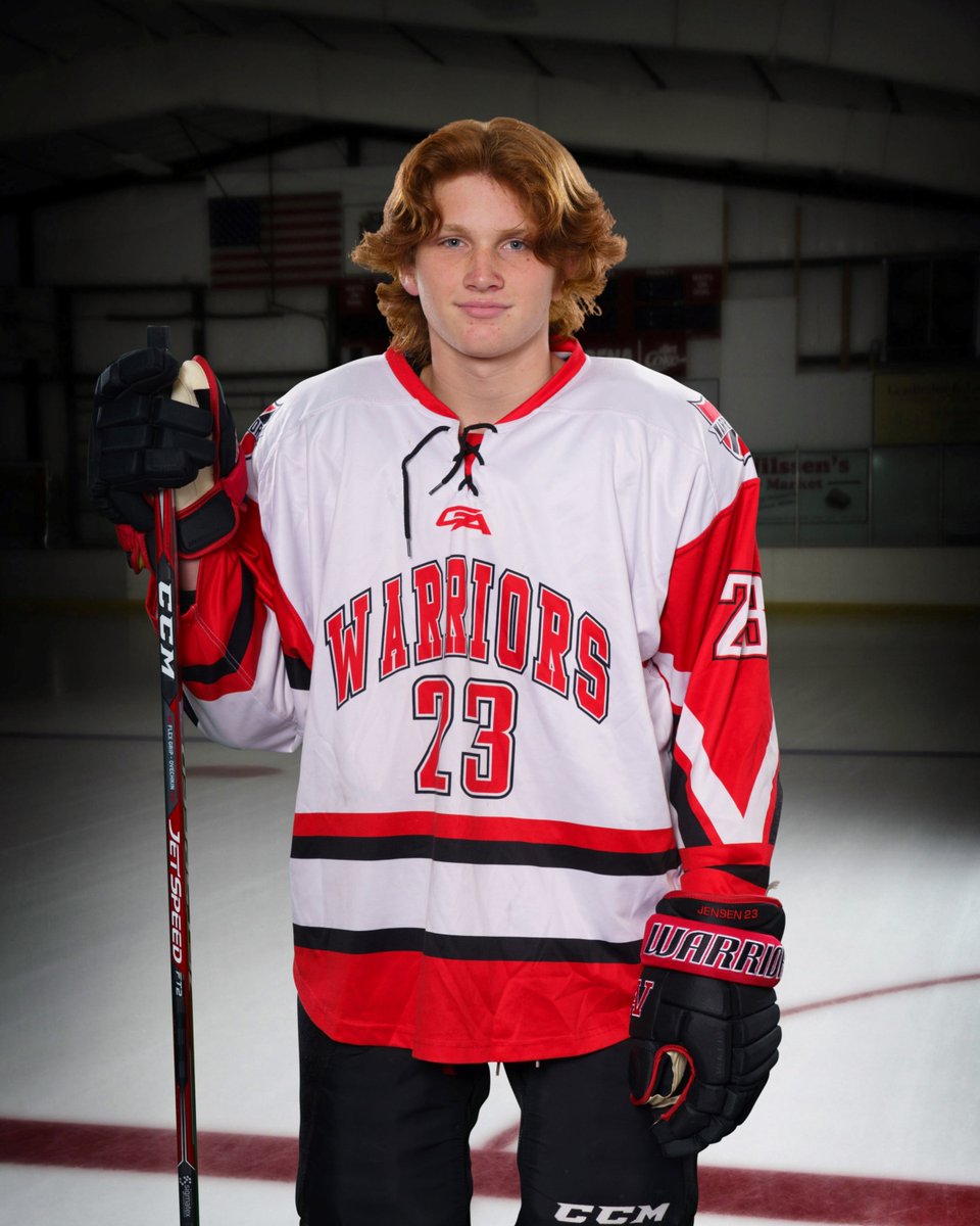 AmeryHockey's tweet photo. 🎓Senior Spotlight🎓

#23 William Jensen - Defense

Favorites:
TV Show: The Office
Song: Whatever song we listen to after a win
Subject: Science
Place to Eat: Chipotle
Sports Team: Milwaukee Brewers
Hockey Player: Cale Makar https://t.co/73FSWGpmBj