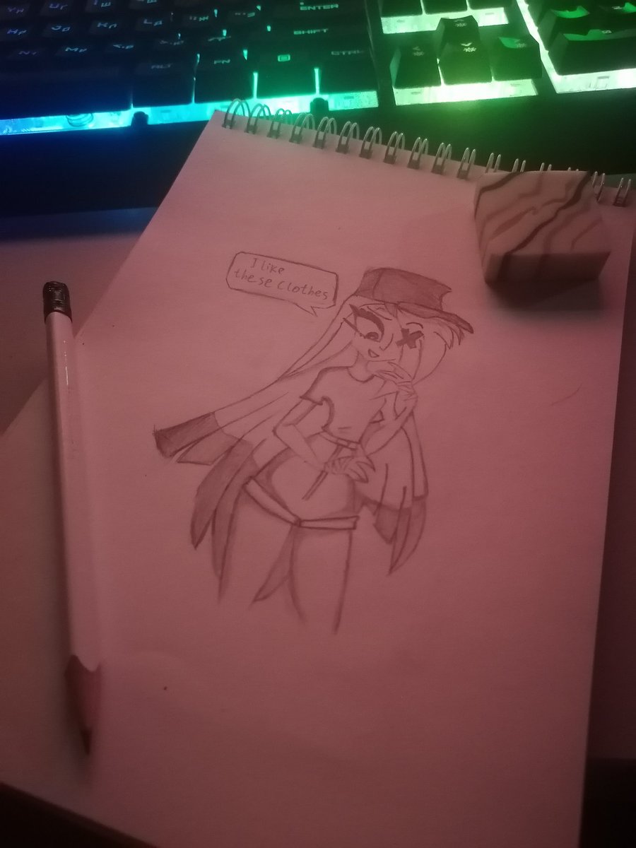 31_kirito's tweet photo. #TeamFortress2 #HazbinHotel #vaggie #art #scout https://t.co/Ccw8rb25aa