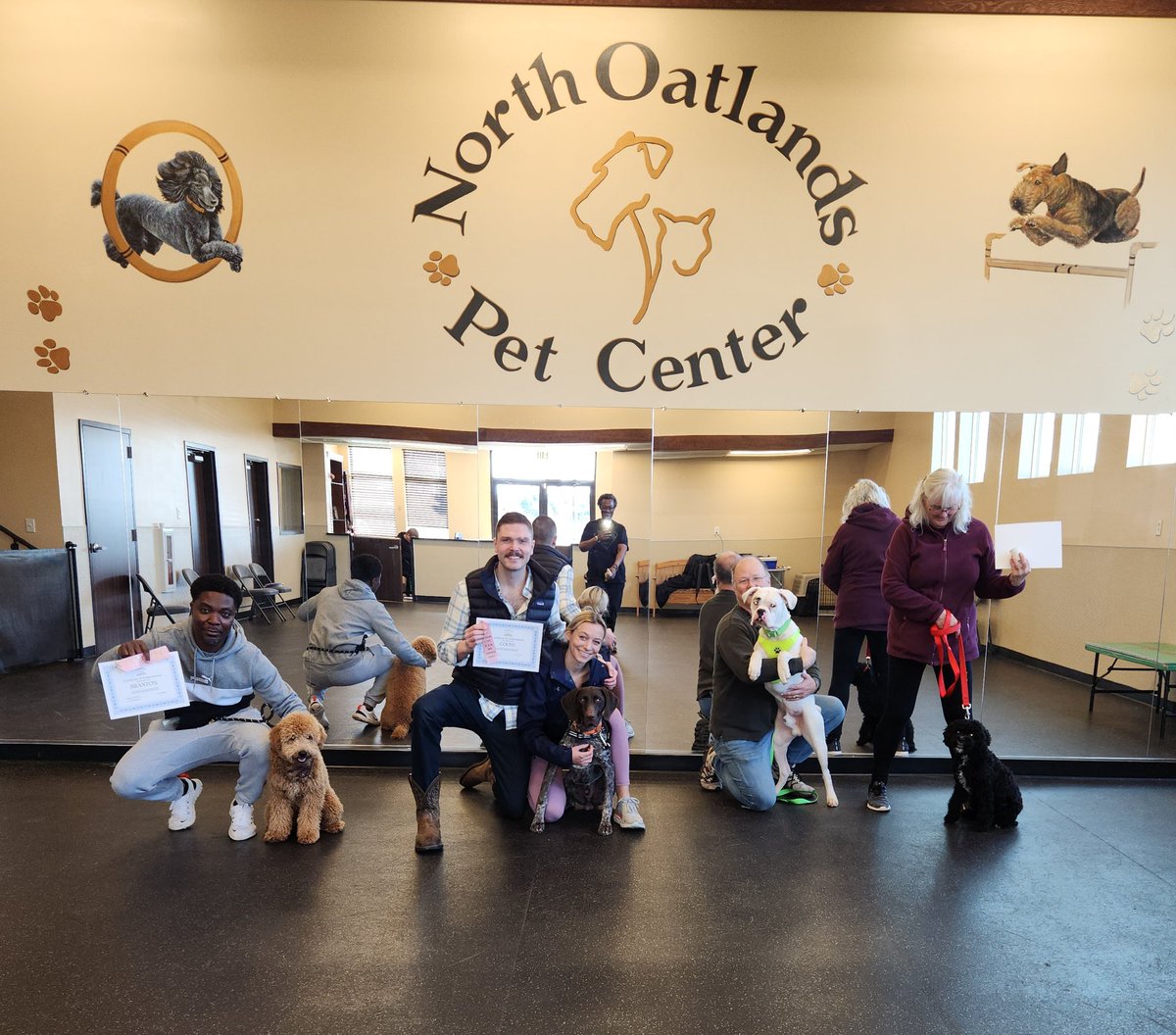 dcdre01's tweet photo. Today, was graduation for my dog training school and I'm already missing my doggy students. This has given me more than I can contribute to their human/dog bond. I can't express the excitement I get from doing this but it's so good for my soul!!!

#BetterHumans #BetterPlanet https://t.co/yAna6MxIlS