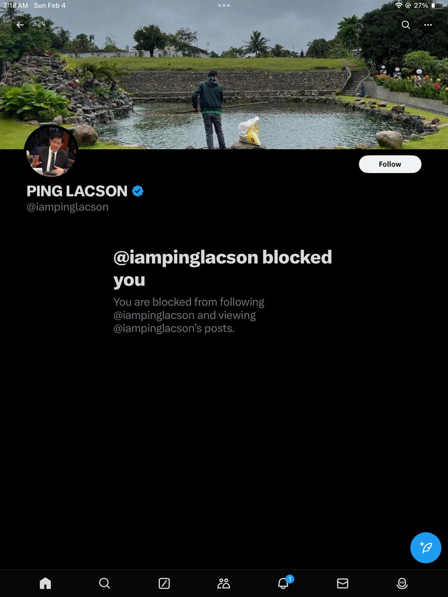 @_rainbowfighter @iampinglacson Was blocked when he and #titosotto announced their candidacy last 2022 elections.