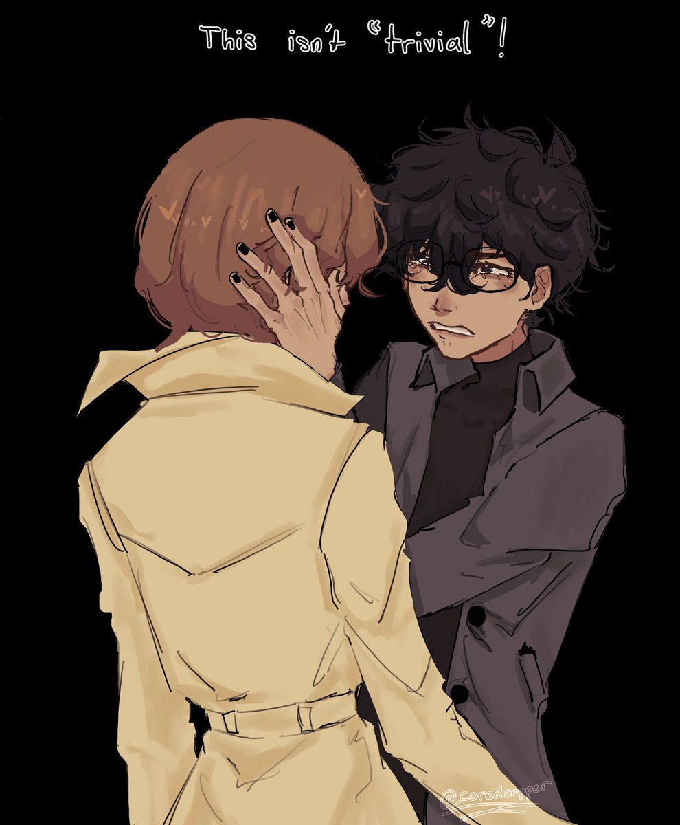 I may be a day late BUT I AM NOT MISSING 2/2 #persona5 #p5r #shuake