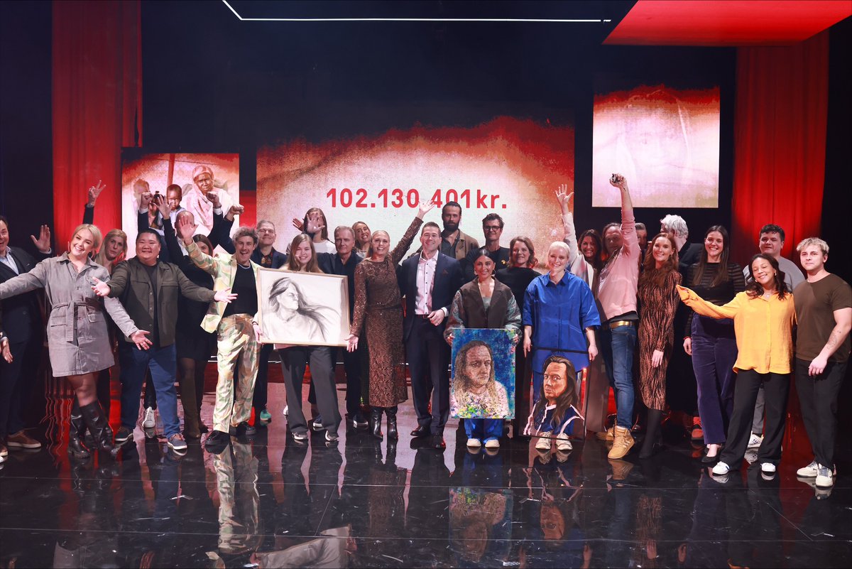 ActionAidDK's tweet photo. 102 MILLIONER TAK! 😍😍😍 En fantastisk aften med Danmarks Indsamling live fra Holstebro. Masser af kærlighed og donationer til verdens sultne børn. GODT GÅET, DANMARK!
#danmarksindsamling #lillelandstorthjerte https://t.co/BIVkgg3Pmj