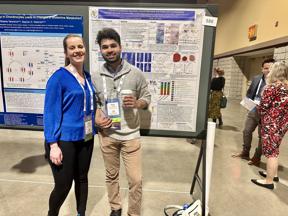Eliya T Tashbib (@e_tashbib) on Twitter photo If you're at #ORS2024, don't forget to check out these amazing posters from these brilliant scientists! 🎉
<a href="/e_fadial/">Eloise Fadial</a> (#588) from <a href="/ChiaLungWu/">Chia-Lung Wu</a> lab and Rahul (#144) <a href="/Awad_Lab/">Hani Awad ❄️</a>
<a href="/ROC_CMSR/">Rochester CMSR</a> <a href="/ORSsociety/">Orthopaedic Research Society</a> If you're at #ORS2024, don't forget to check out these amazing posters from these brilliant scientists! 🎉
<a href="/e_fadial/">Eloise Fadial</a> (#588) from <a href="/ChiaLungWu/">Chia-Lung Wu</a> lab and Rahul (#144) <a href="/Awad_Lab/">Hani Awad ❄️</a>
<a href="/ROC_CMSR/">Rochester CMSR</a> <a href="/ORSsociety/">Orthopaedic Research Society</a>